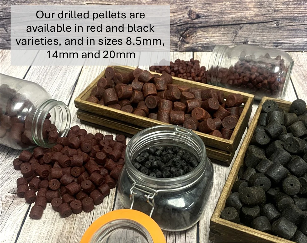 8.5mm Drilled Red Halibut Pellets - Image 4