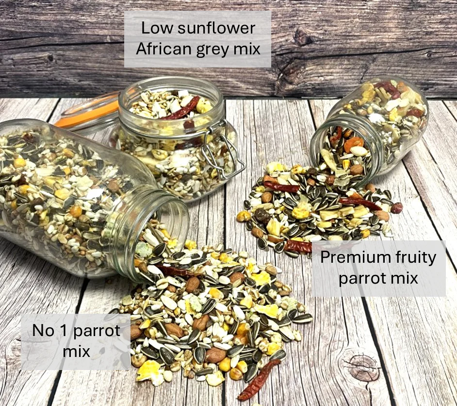 Low Sunflower African Grey Parrot Food - Image 4