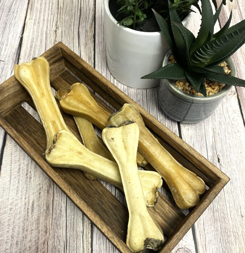 5" Pizzle Filled Bones (Rawhide) - Image 3