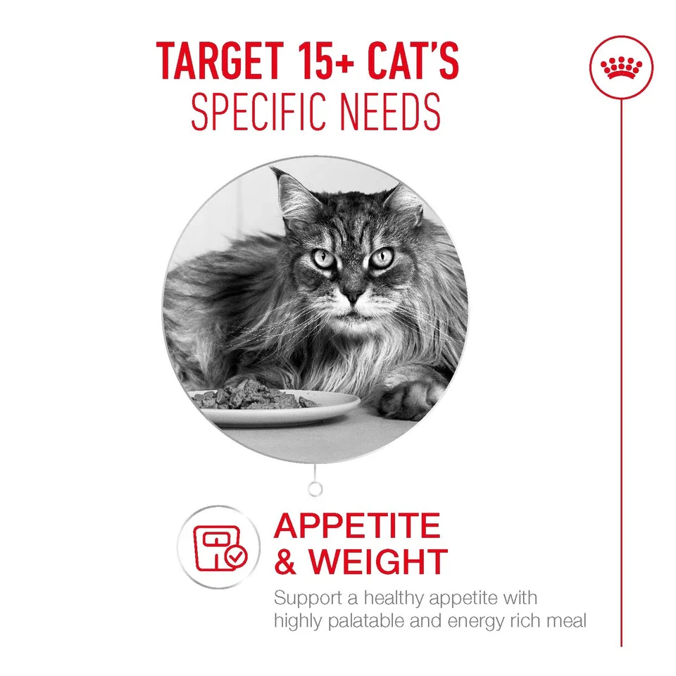 ROYAL CANIN® Ageing 15+ Senior In Gravy Wet Cat Food - Image 2