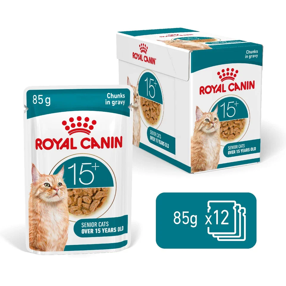 ROYAL CANIN® Ageing 15+ Senior In Gravy Wet Cat Food - Image 4