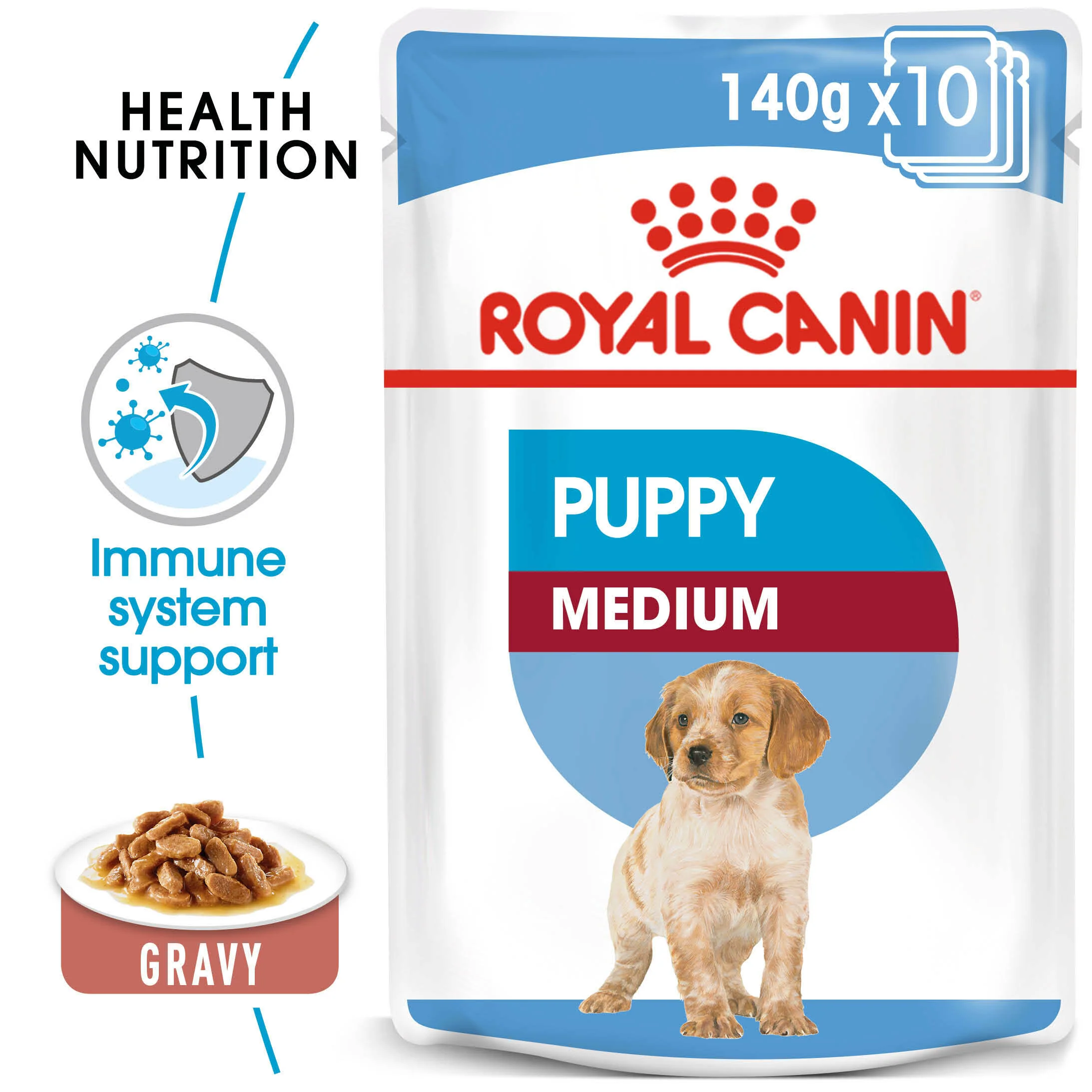 ROYAL CANIN® Medium Puppy in Gravy Wet Food - Image 4