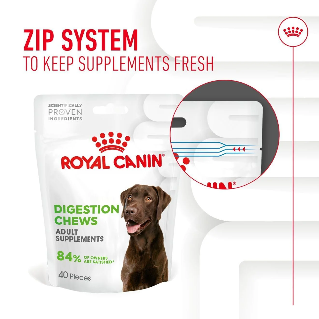 Royal Canin Adult Dog Supplement for Digestion Soft Chews 160g - Image 8