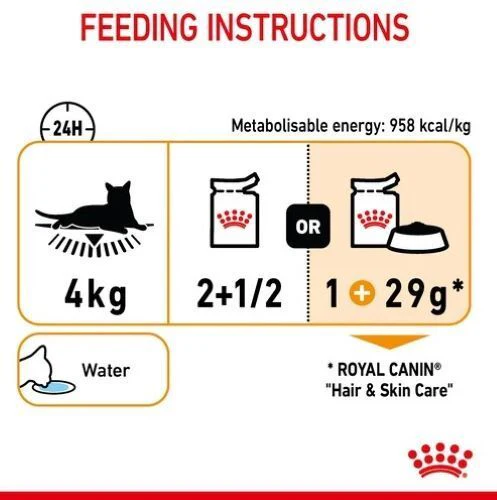 ROYAL CANIN Hair & Skin Care In Gravy Adult Wet Cat Food - Image 4