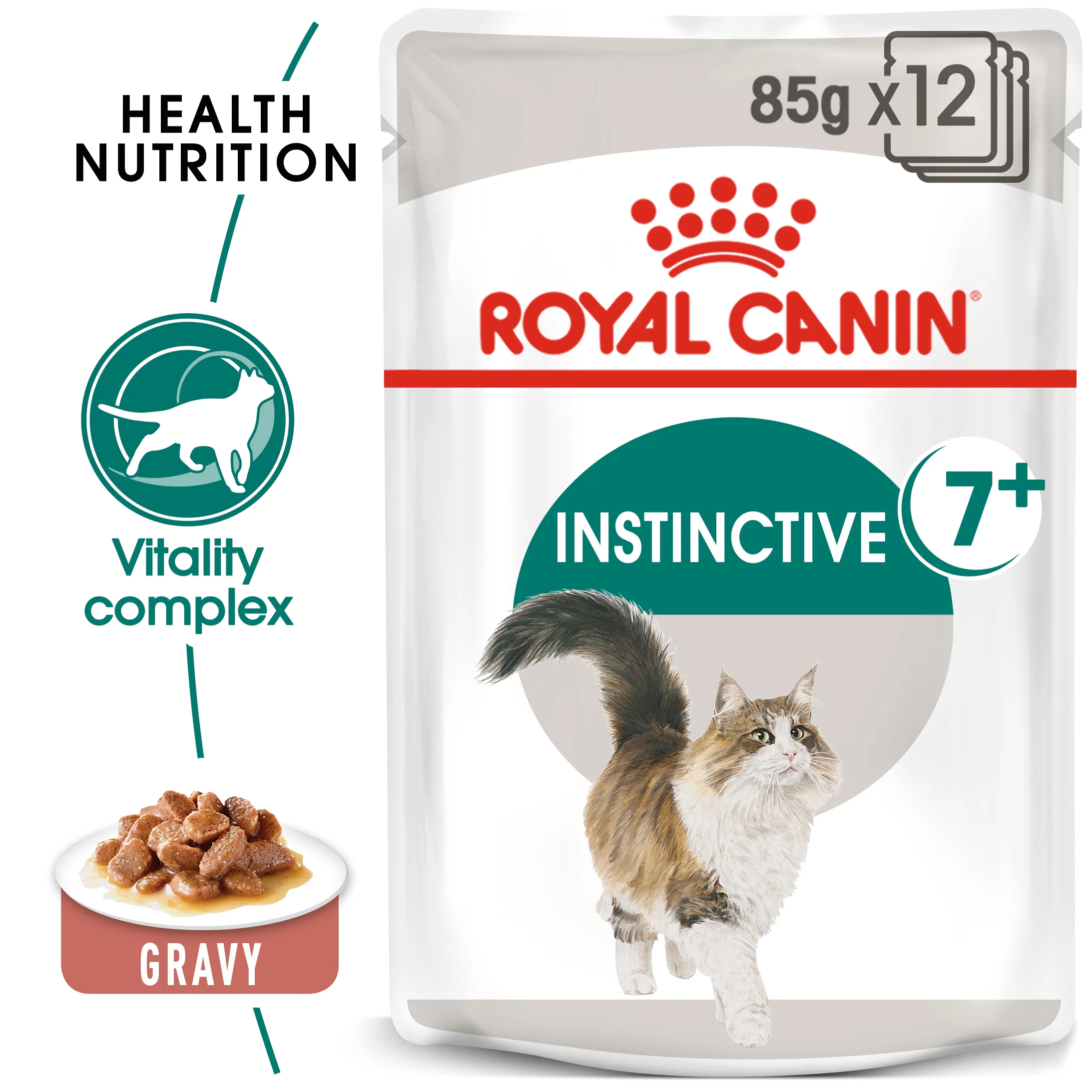 ROYAL CANIN Instinctive Adult 7+ In Gravy Wet Cat Food - Image 14