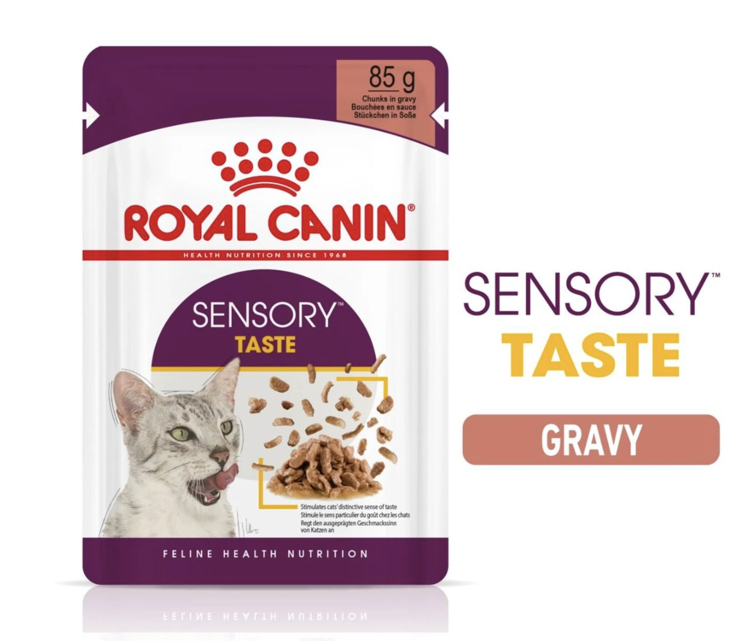 Royal Canin Sensory Taste Adult Wet Cat Food (in Gravy) - Image 5