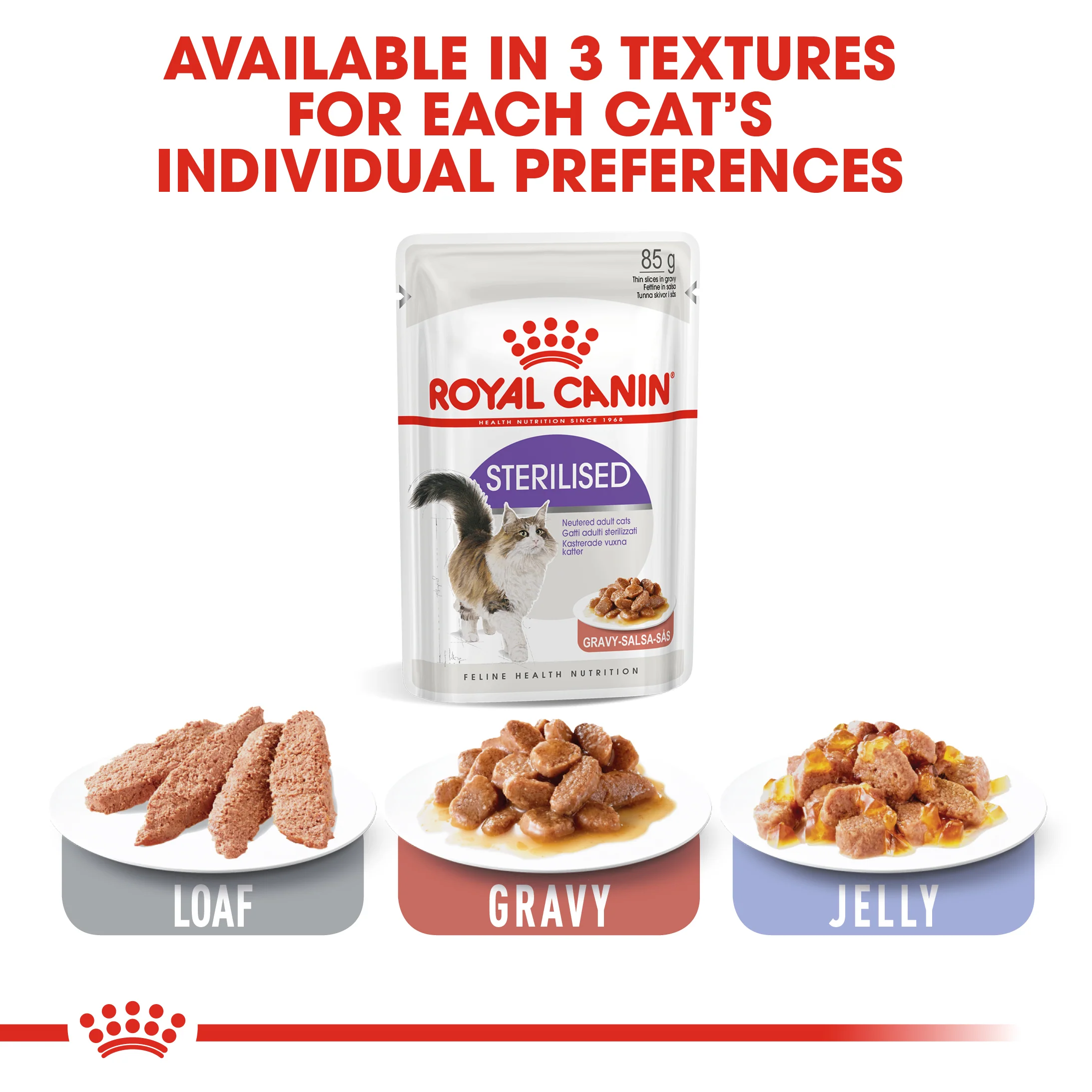 ROYAL CANIN Sterilised Adult In Gravy Wet Cat Food - Image 11