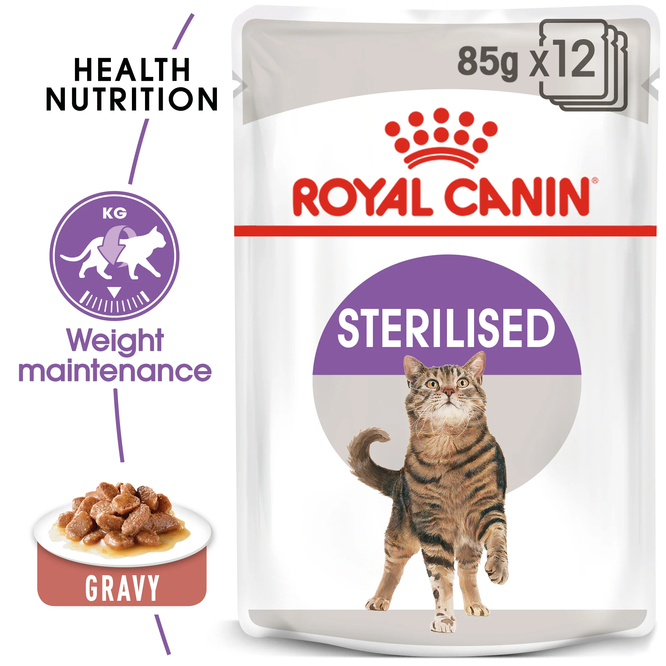 ROYAL CANIN Sterilised Adult In Gravy Wet Cat Food - Image 13