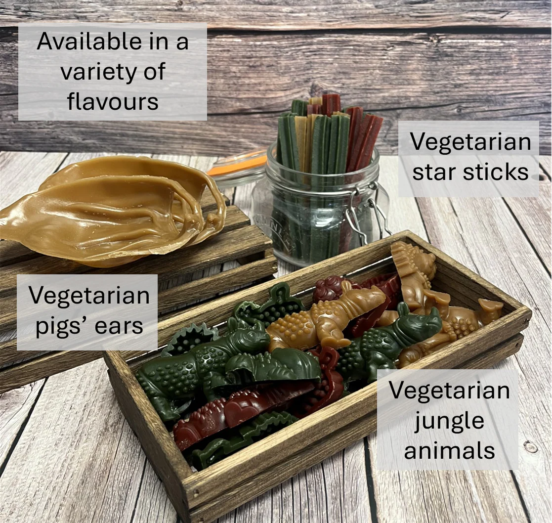 Small Star Sticks Vegetarian Dog Treats - Image 3